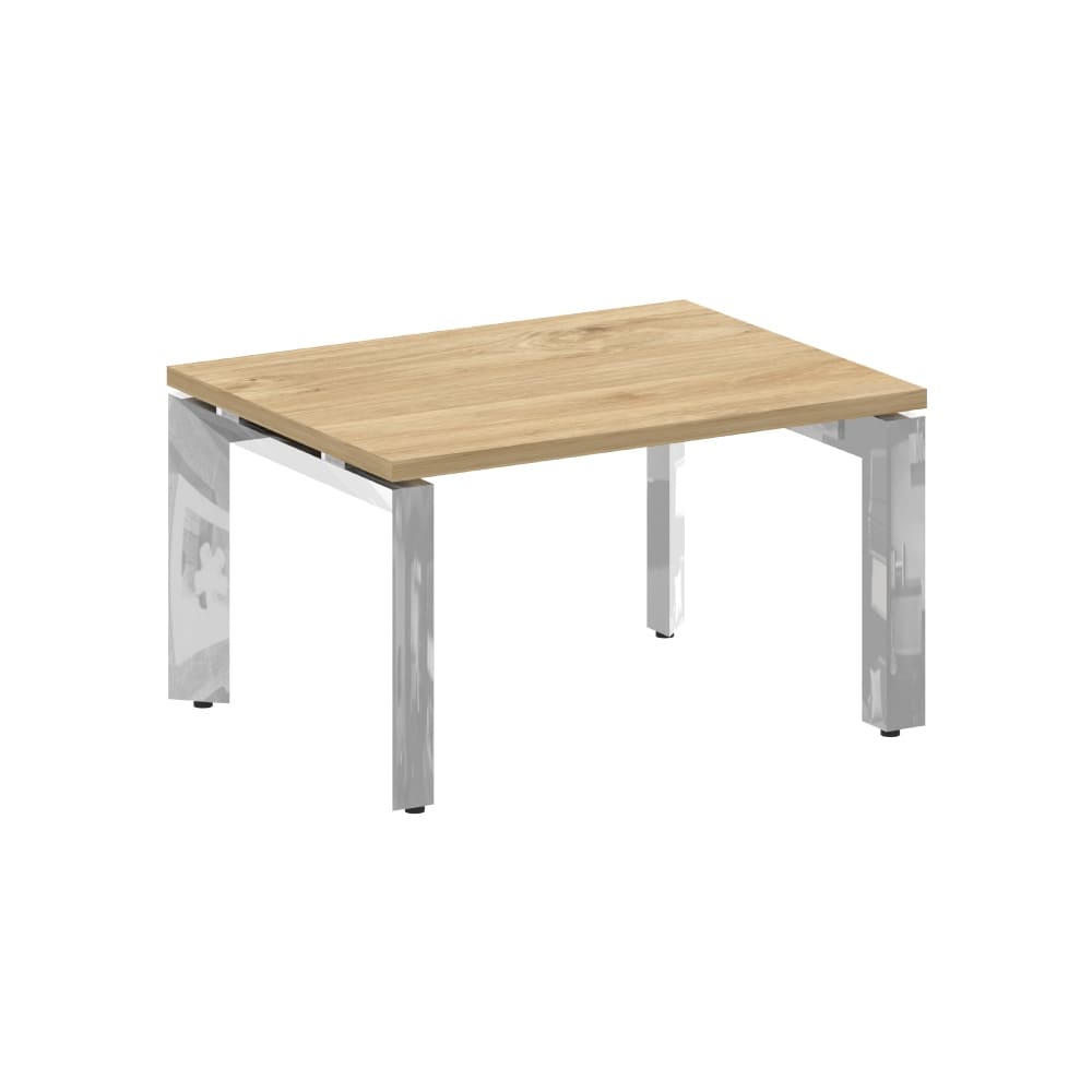 Стол журнальный на П-обр. м/к 780x600x450 (Тиквуд Светлый, 780x600x450)