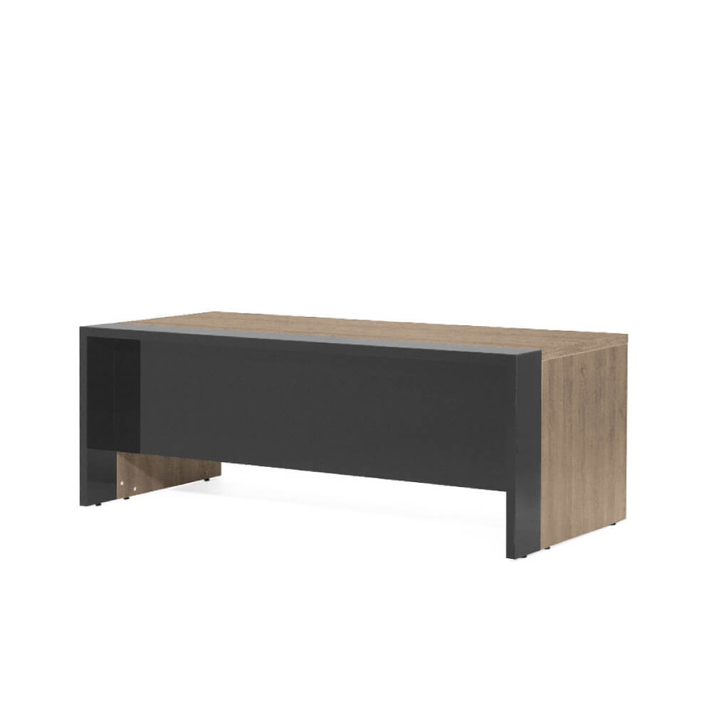 Стол письменный для руководителя 2000x950x760 (Гавана/Серый Глянец, 2000x950x760)