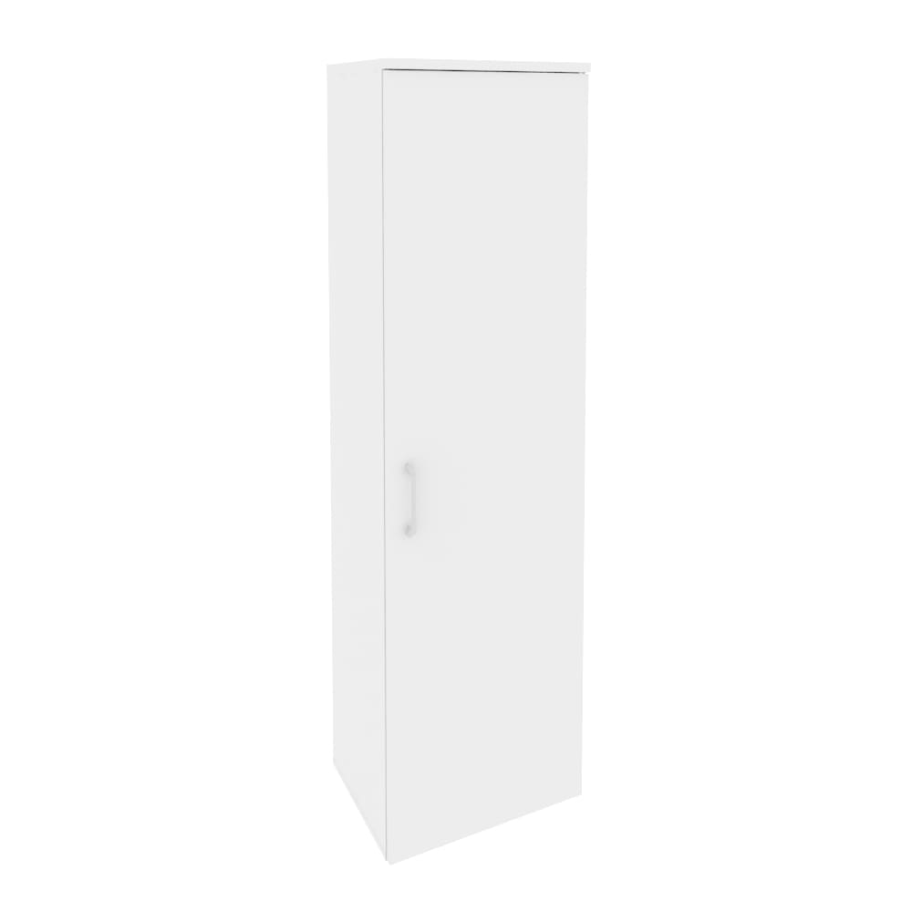 Гардероб узкий Правый 560x420x977 (Белый Бриллиант, 560x420x1977)