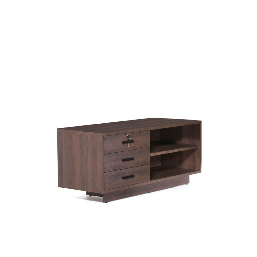 Сервисная тумба 3 ящ.+полка 1580x500x630 (Табак, 1580x500x630)