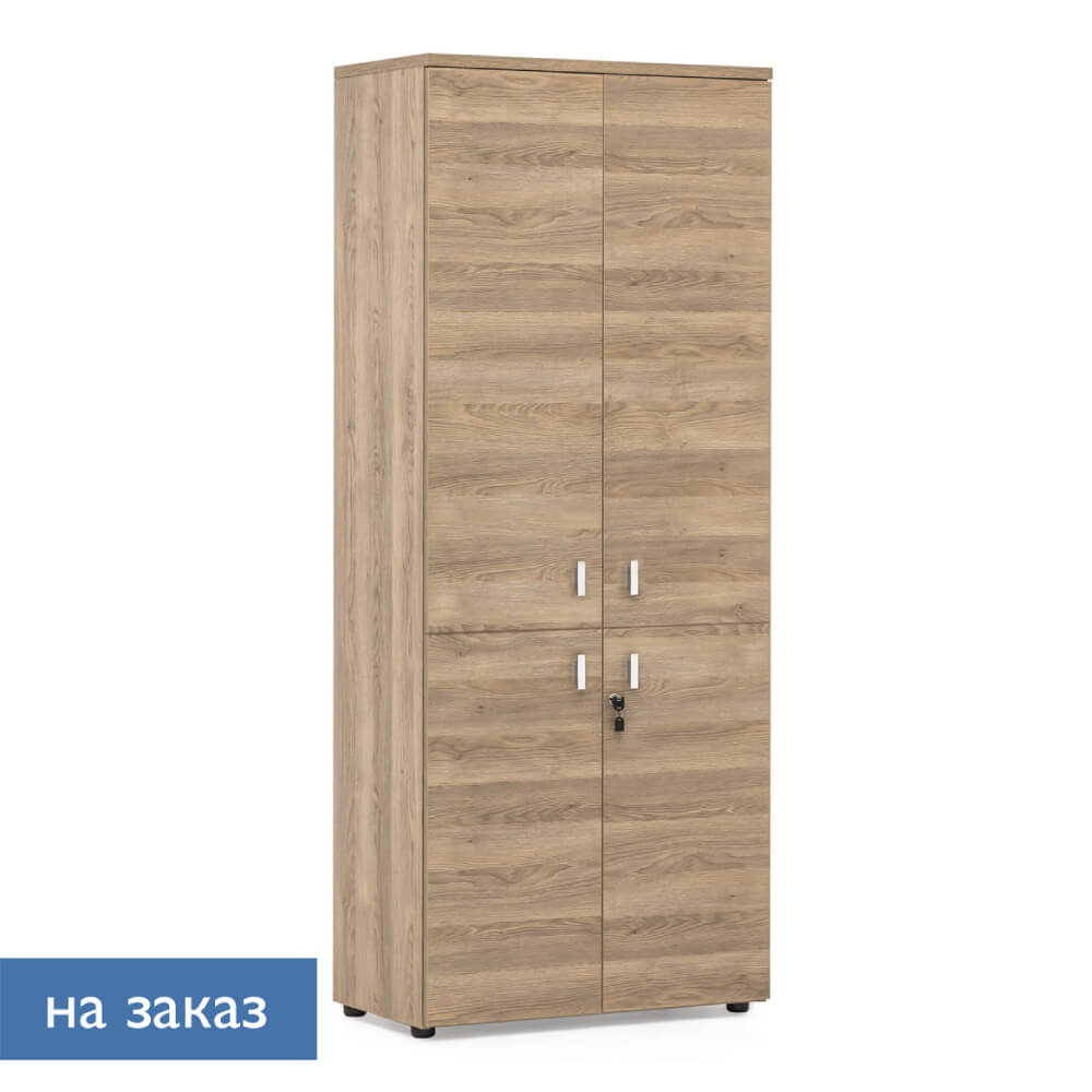 Шкаф высокий комбинированный 800x440x1980 (Гавана, 800x440x1980)