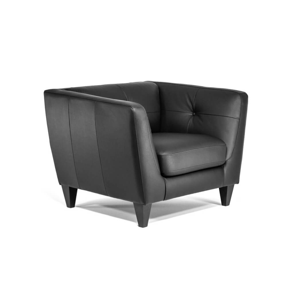 Кресло Volta 1020x840x750 (Чёрный,1020x840x750,натуральная кожа/искуственная кожа)