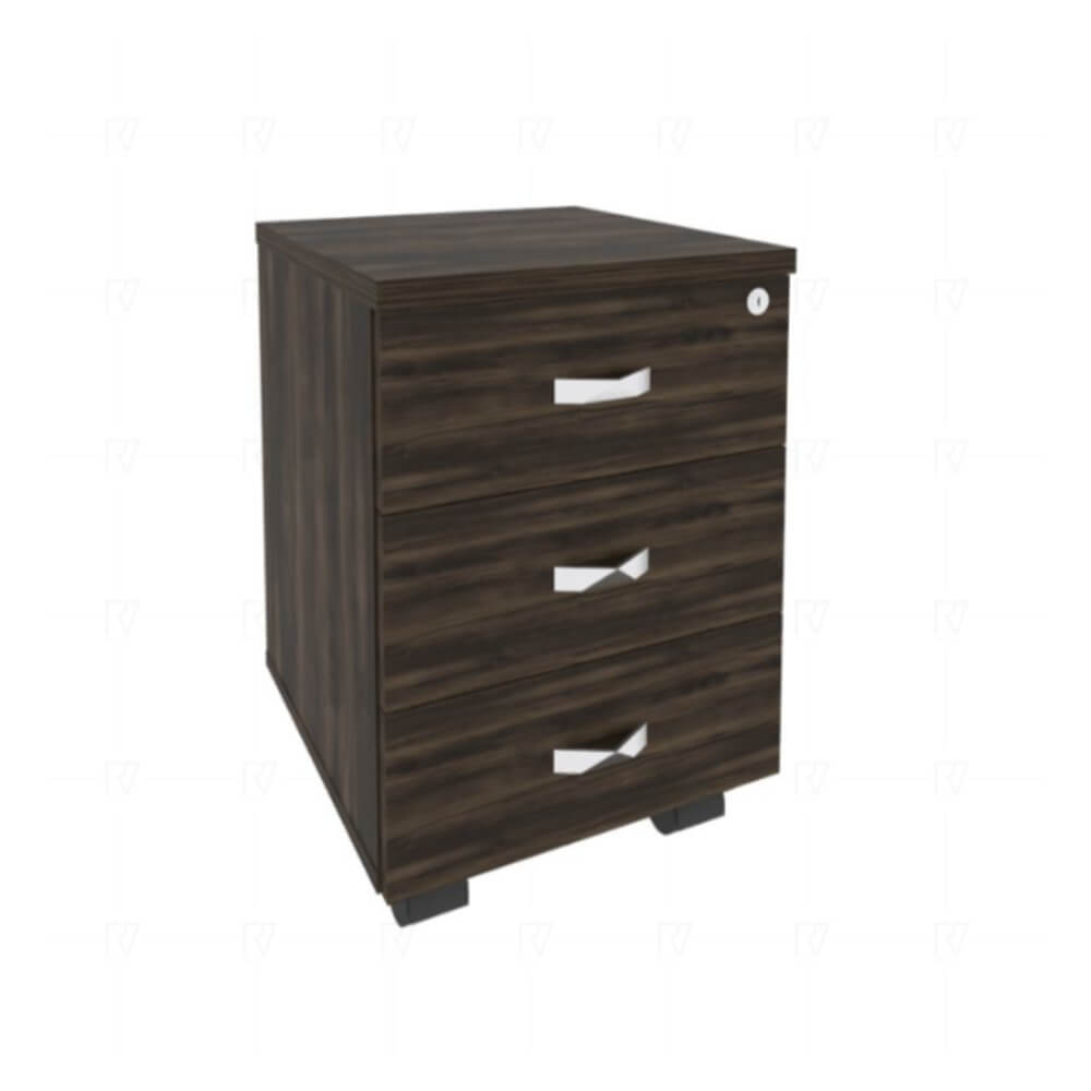 Тумба мобильная 3 ящ. 432x460x611 (Дуб Мали, 432x460x611)