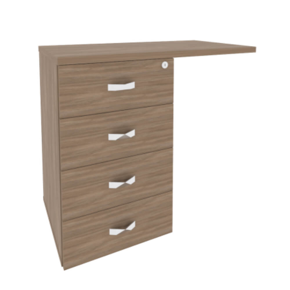 Тумба приставная левая/правая Direct 842x 460x750 (Дуб Аризона, 842x460x750)