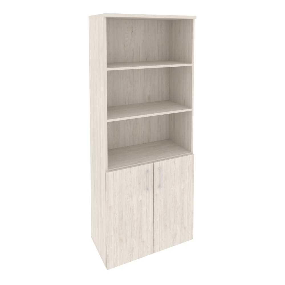 Шкаф высокий широкий комбинированный 800x420x1977 (Денвер Светлый, 800x420x1977)