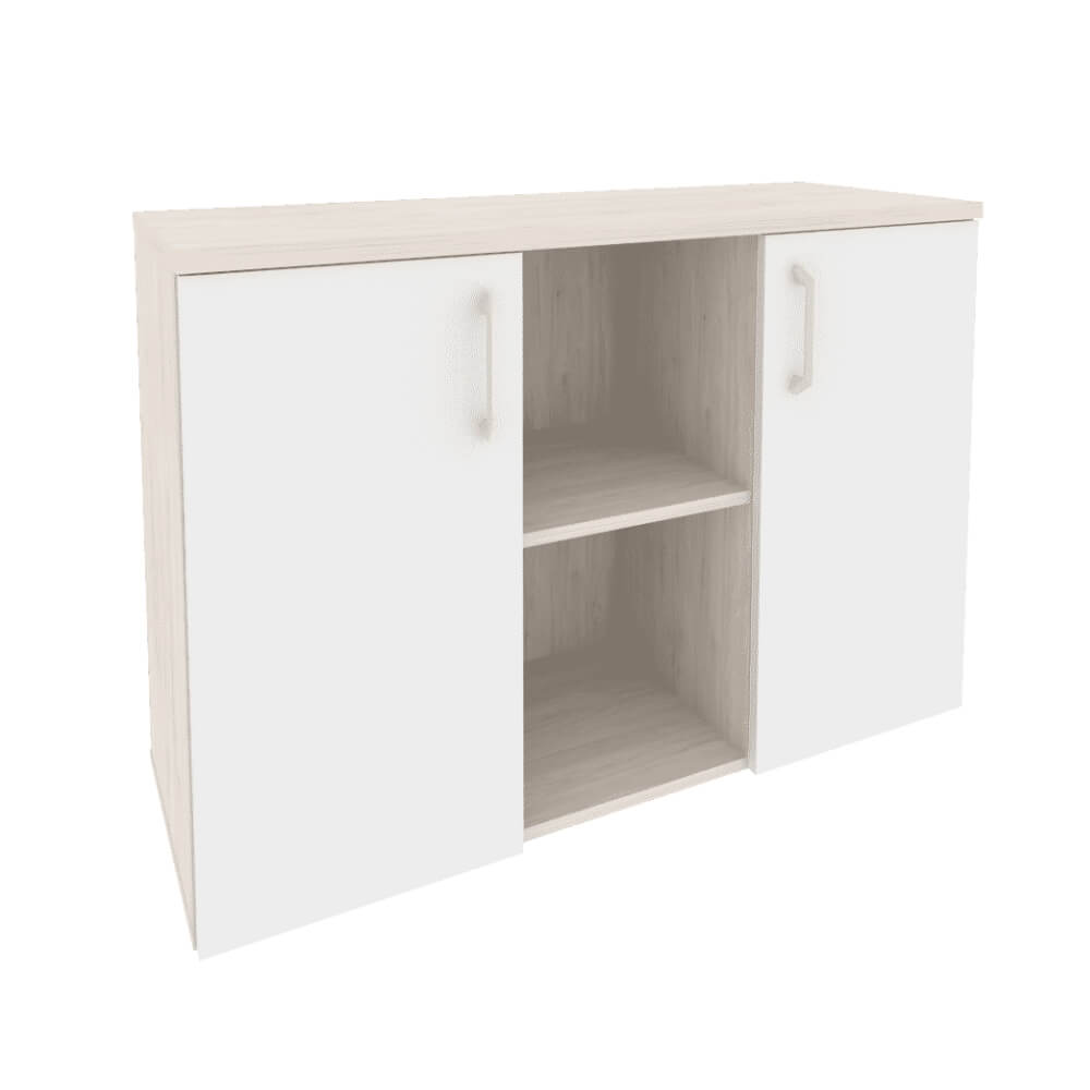 Греденция 1160x420x823 (Денвер Светлый/Белый Бриллиант, 1160x420x823)