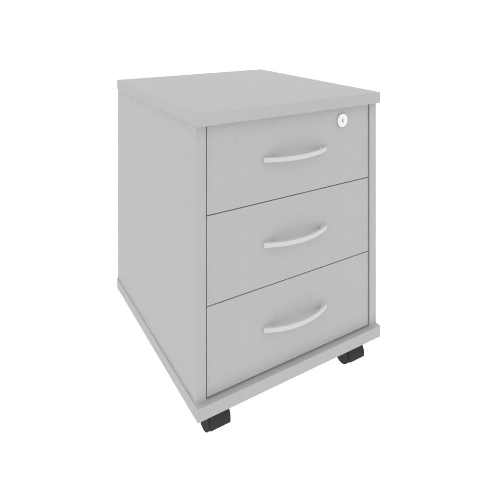 Тумба подкатная 3 ящ. 420x450x556 (Серый, 420x450x556)