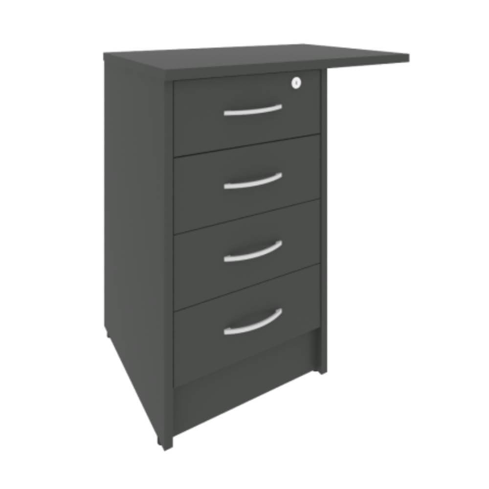 Тумба приставная левая/правая 680x450x750 (Антрацит, 680x450x750)