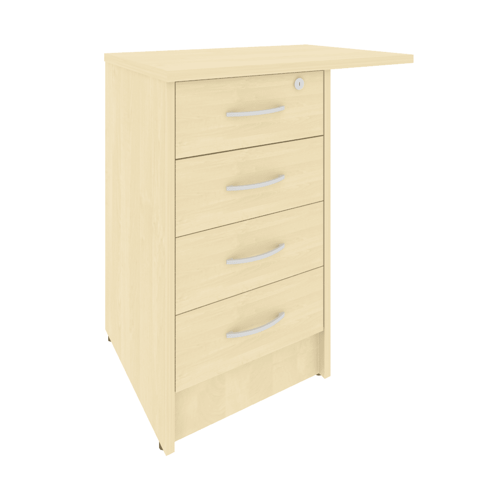 Тумба приставная левая/правая 680x450x750 (Клён, 680x450x750)