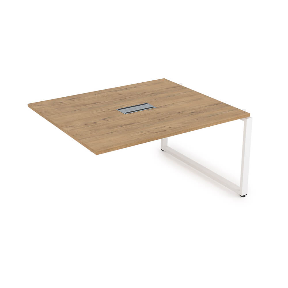 Средний модуль бенч-системы 1600x1200x750 (Teakwood/белый, 1600x1200x750)