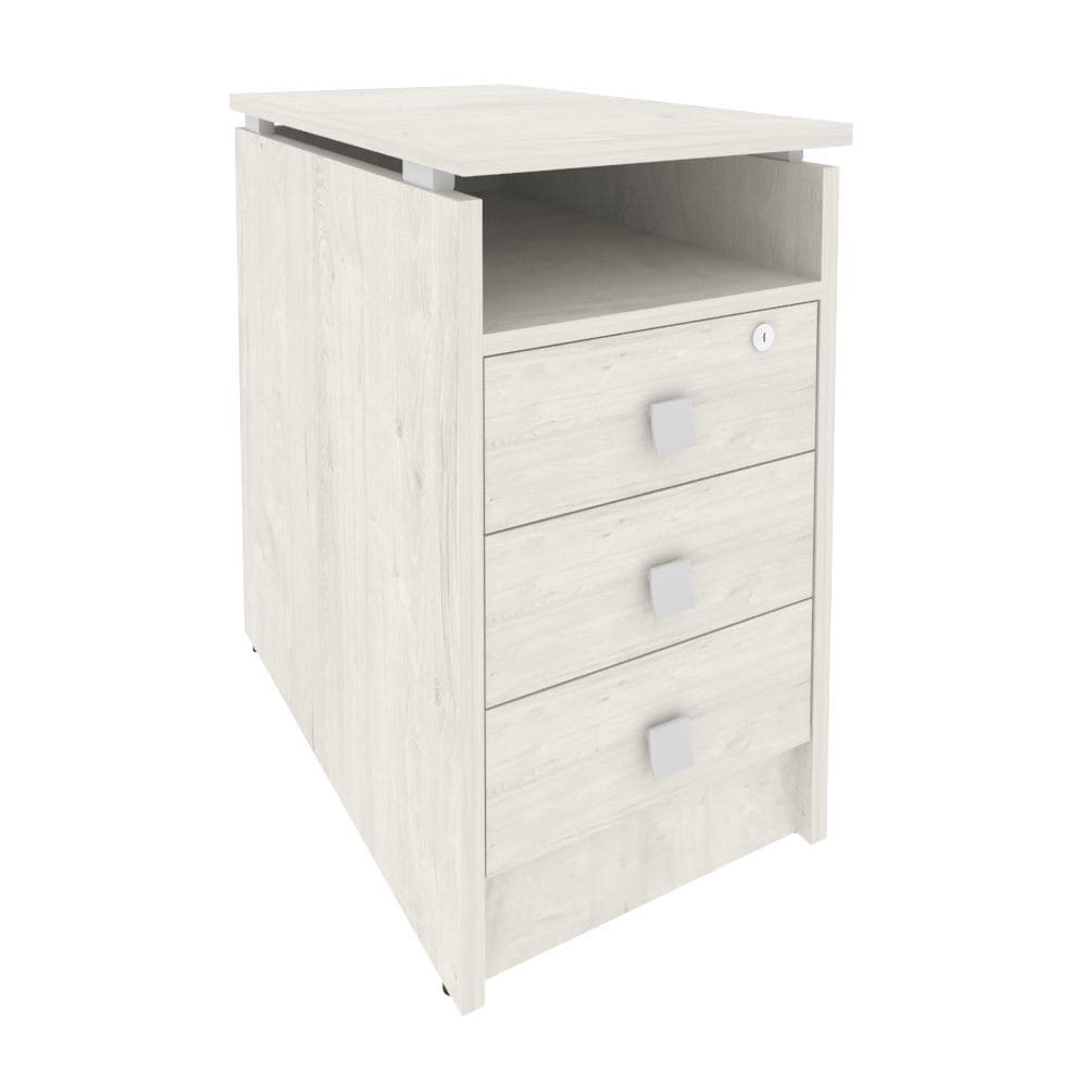 Тумба приставная 3 ящ. с фолдингом 420x600x750 (Дуб Наварра, 420x600x750)