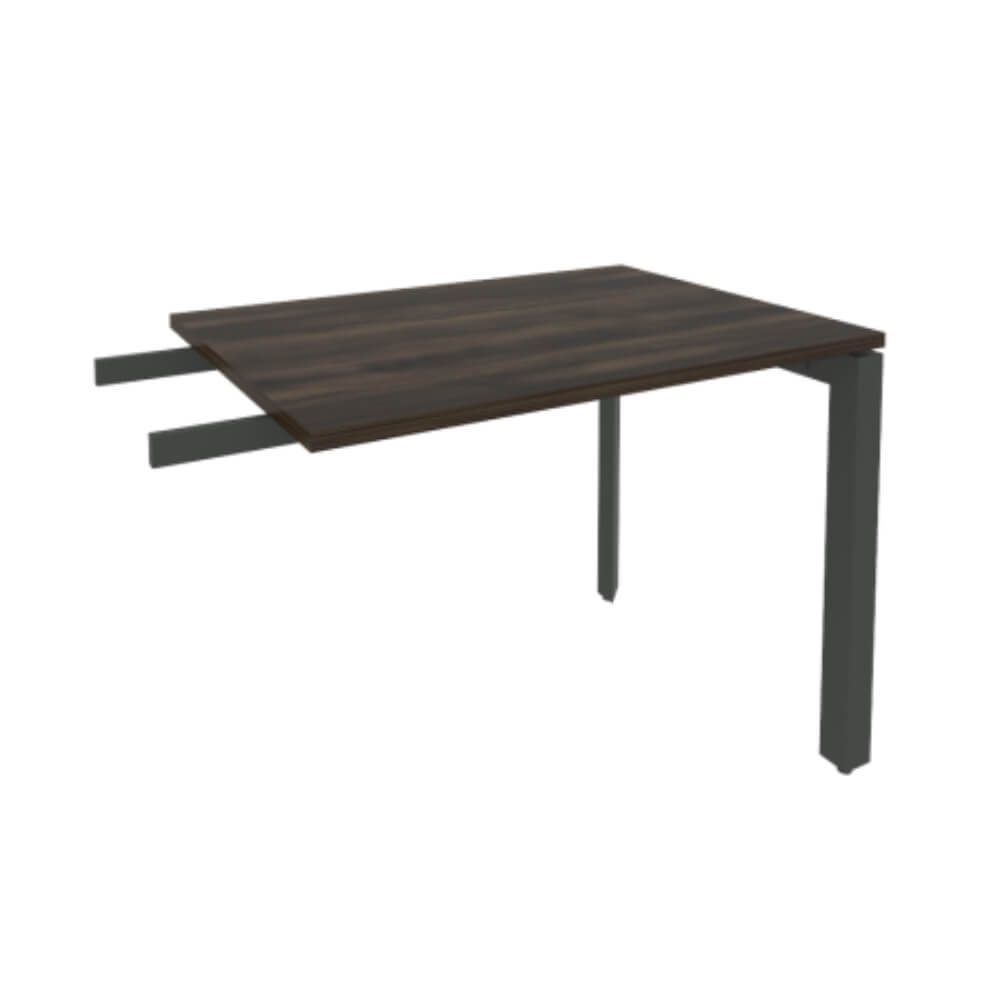 Брифинг-приставка 980x720x750 на П-образном м/к (Дуб Мали/антрацит, 980x720x750)