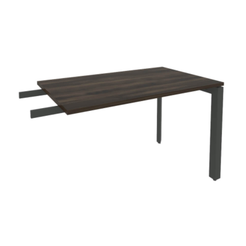 Брифинг-приставка 1180x720x750 на П-образном м/к (Дуб Мали/антрацит, 1180x720x750)