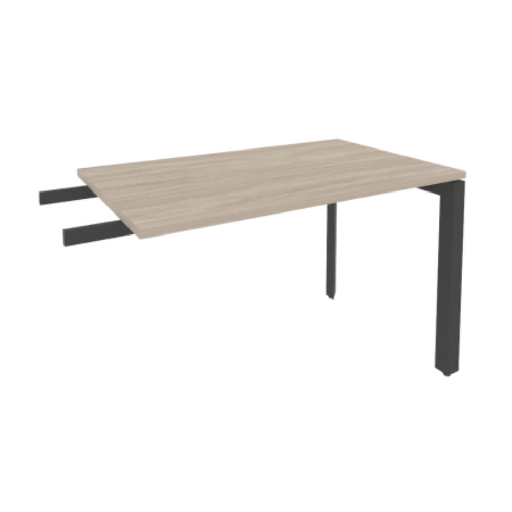 Брифинг-приставка 1180x720x750 на П-образном м/к (Дуб Аттик/антрацит, 1180x720x750)