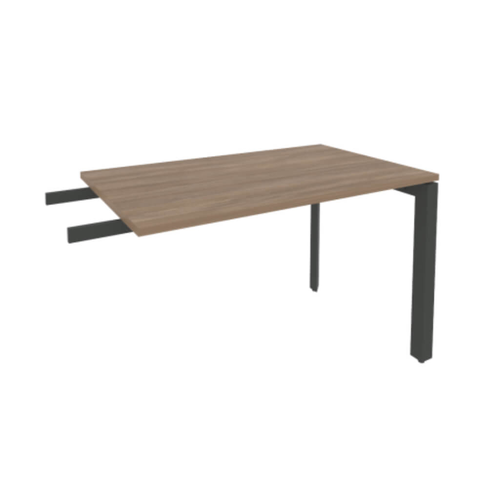 Брифинг-приставка 1180x720x750 на П-образном м/к (Дуб Аризона/антрацит, 1180x720x750)