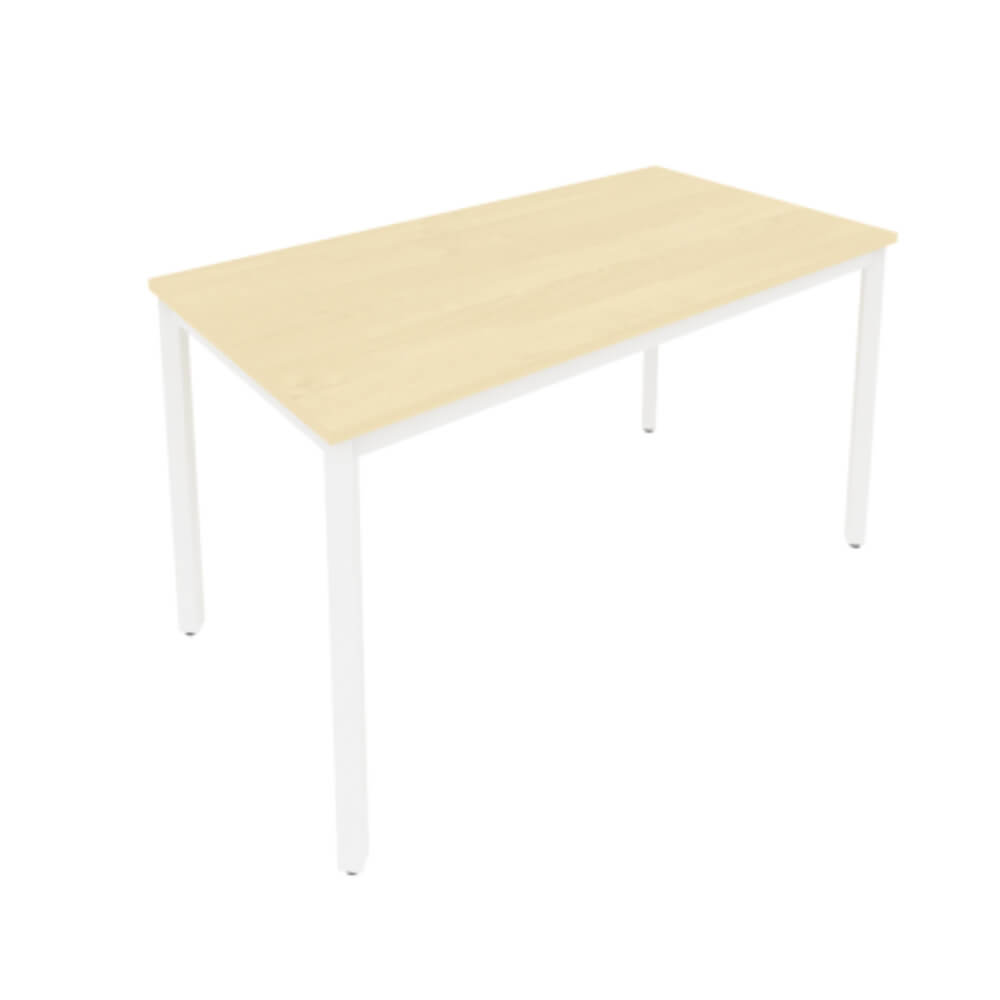 Стол письменный на м/к 1380x720x750 (Клён/белый, 1380x720x750)