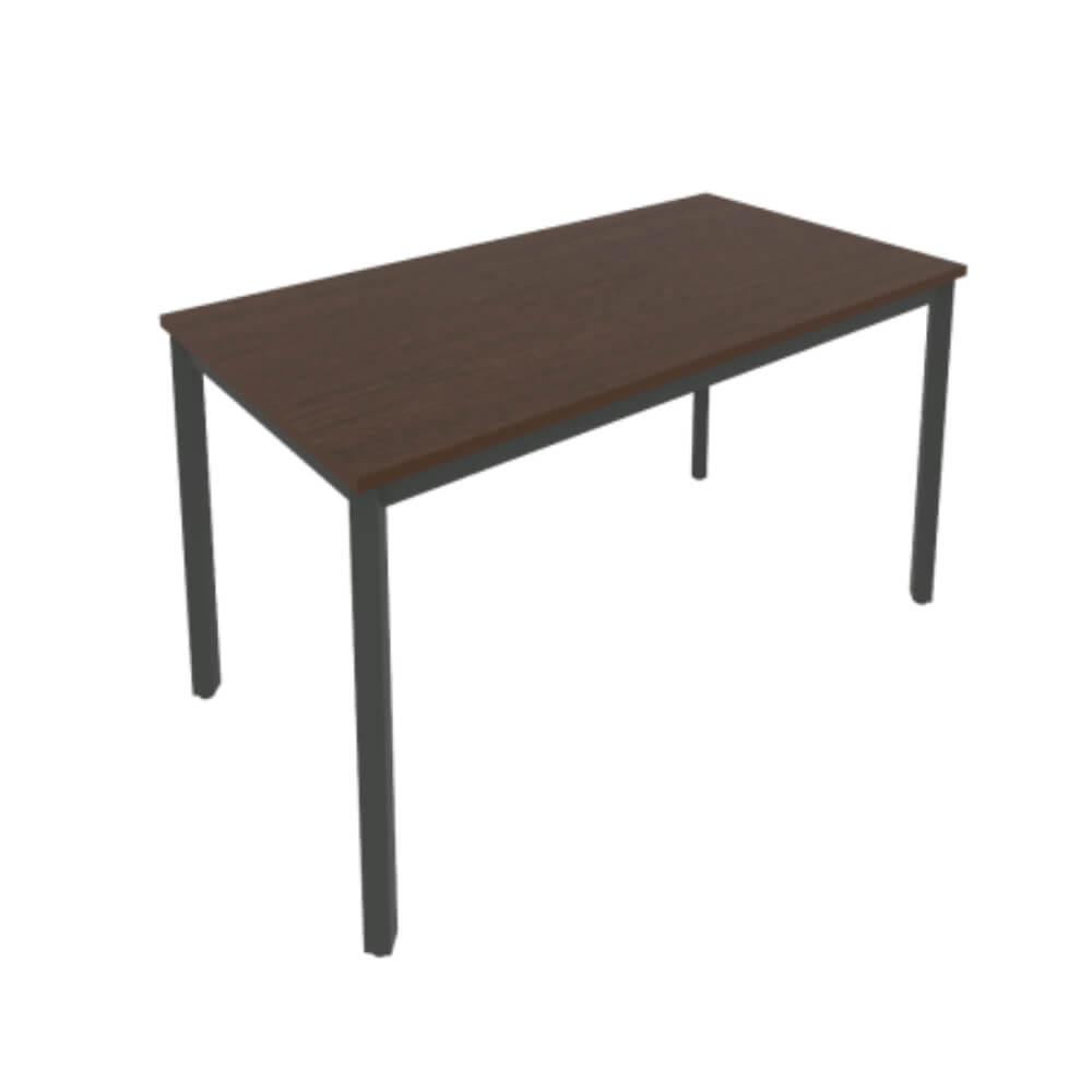 Стол письменный на м/к 1380x720x750 (Венге Цаво/антрацит, 1380x720x750)