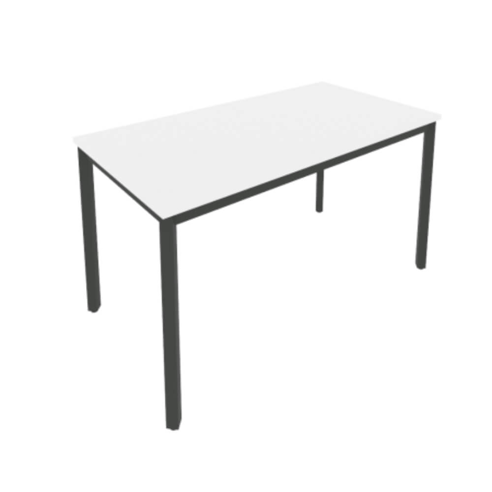 Стол письменный на м/к 1380x720x750 (Белый/антрацит, 1380x720x750)
