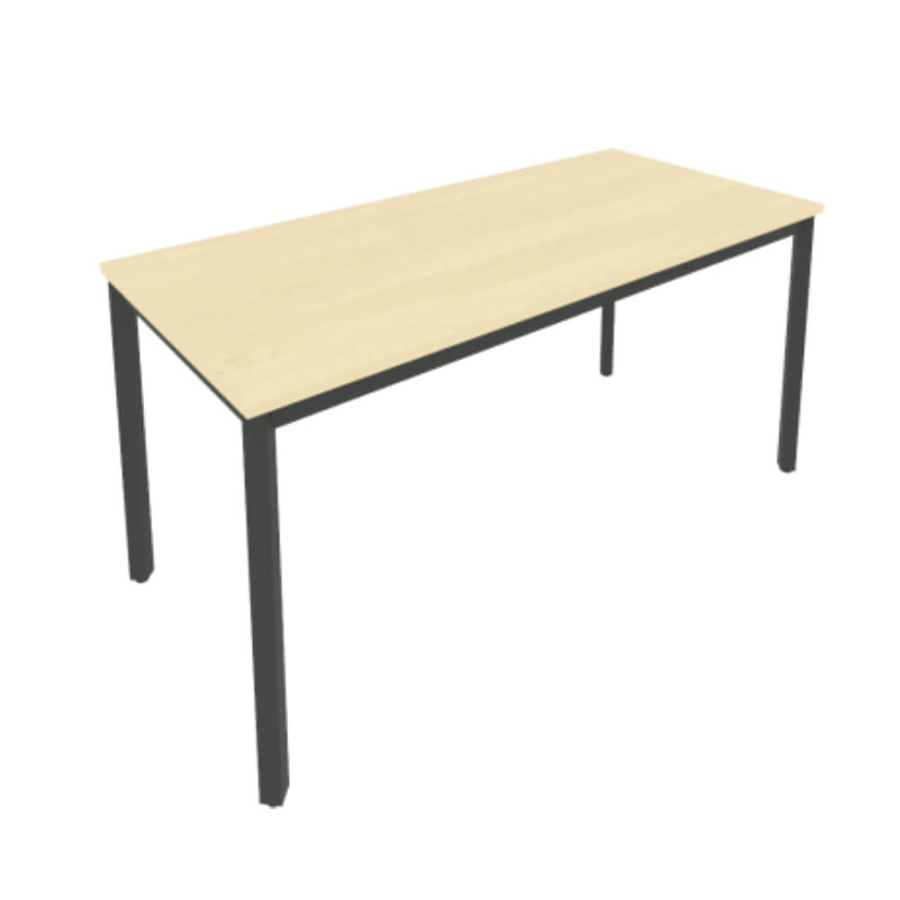 Стол письменный на м/к 1580x720x750 (Клён/антрацит, 1580x720x750)