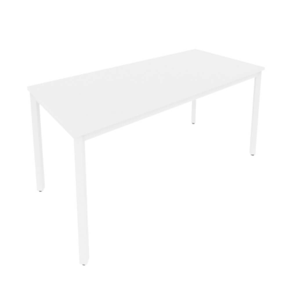 Стол письменный на м/к 1580x720x750 (Белый/белый, 1580x720x750)