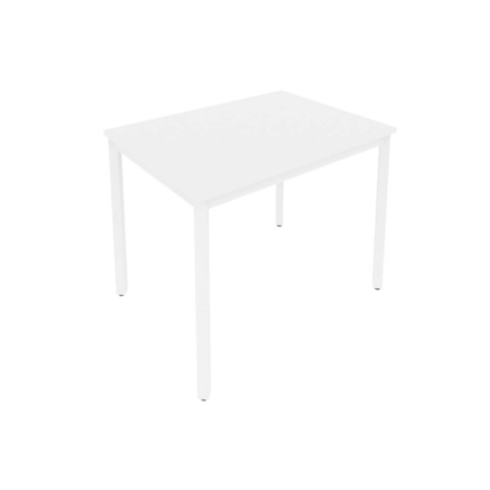 Стол письменный на м/к 980x720x750. (Белый/белый, 980x720x750)