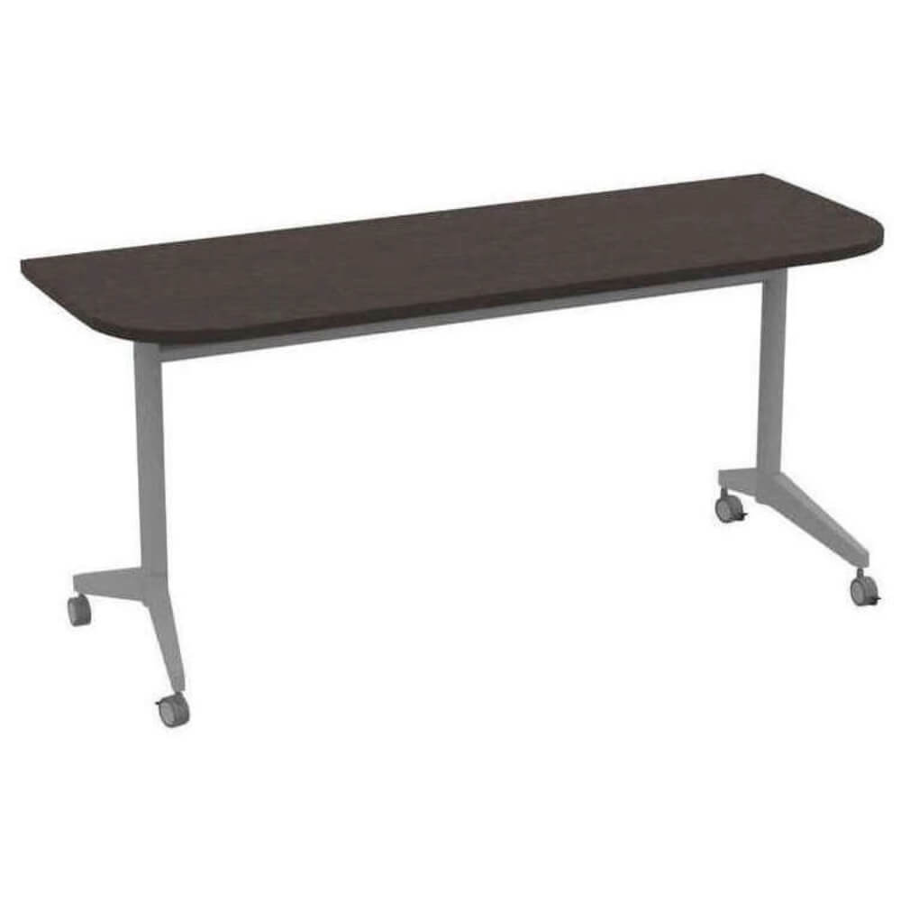 Радиусные столы-трансформеры 1650x600x750 SIMPLE (без ручки) (Венге/алюминий матовый, 1650x600x750)