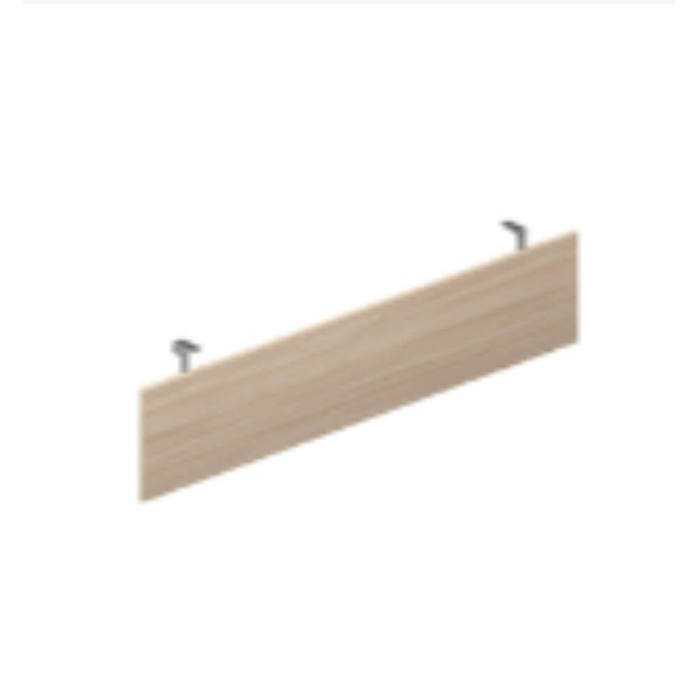 Лицевая панель для стола на опорной тумбе 960x18x300  (Светлый Дуб/белый, 960x18x300)