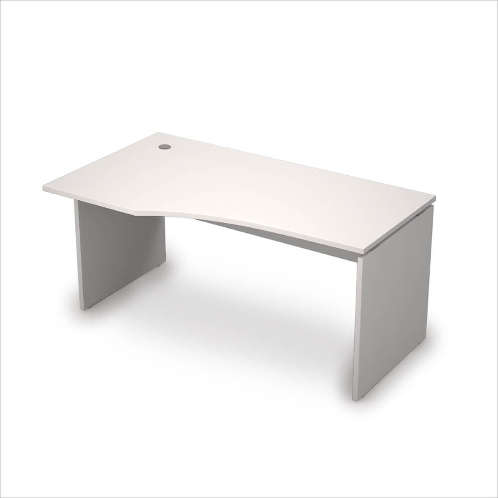 Стол эргономичный левый 1600x900x750 (Белый, 1600x900x750)