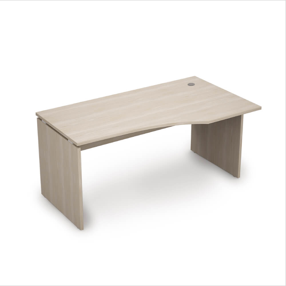 Стол эргономичный правый 1600x900x750 (Шамони Светлый, 1600x900x750)