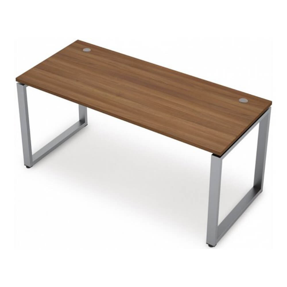 Стол рабочий на О-обр. м/к 1200x700x750 (Шамони Тёмный/алюминий матовый, 1200x700x750)