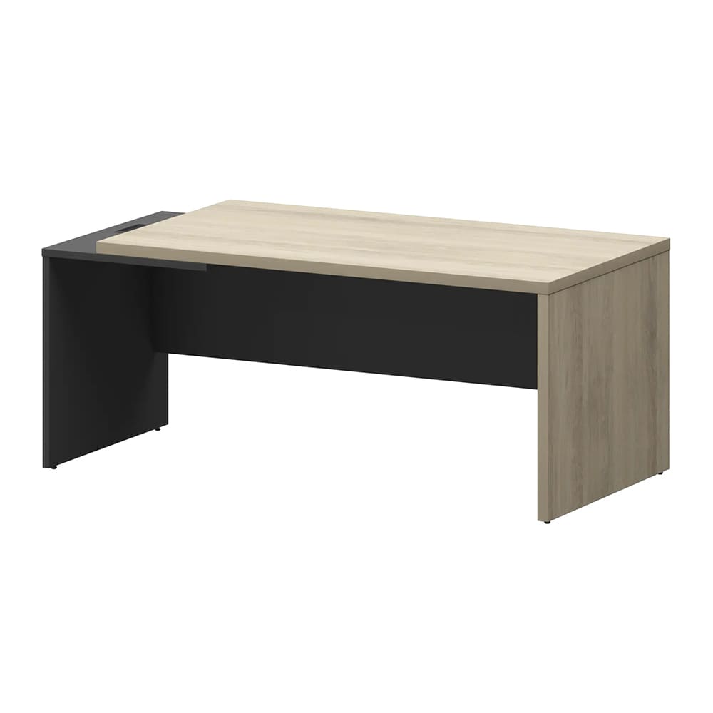 Стол руководителя Левый 1800x900x750 (Кронберг/Графит, 1800x900x750)