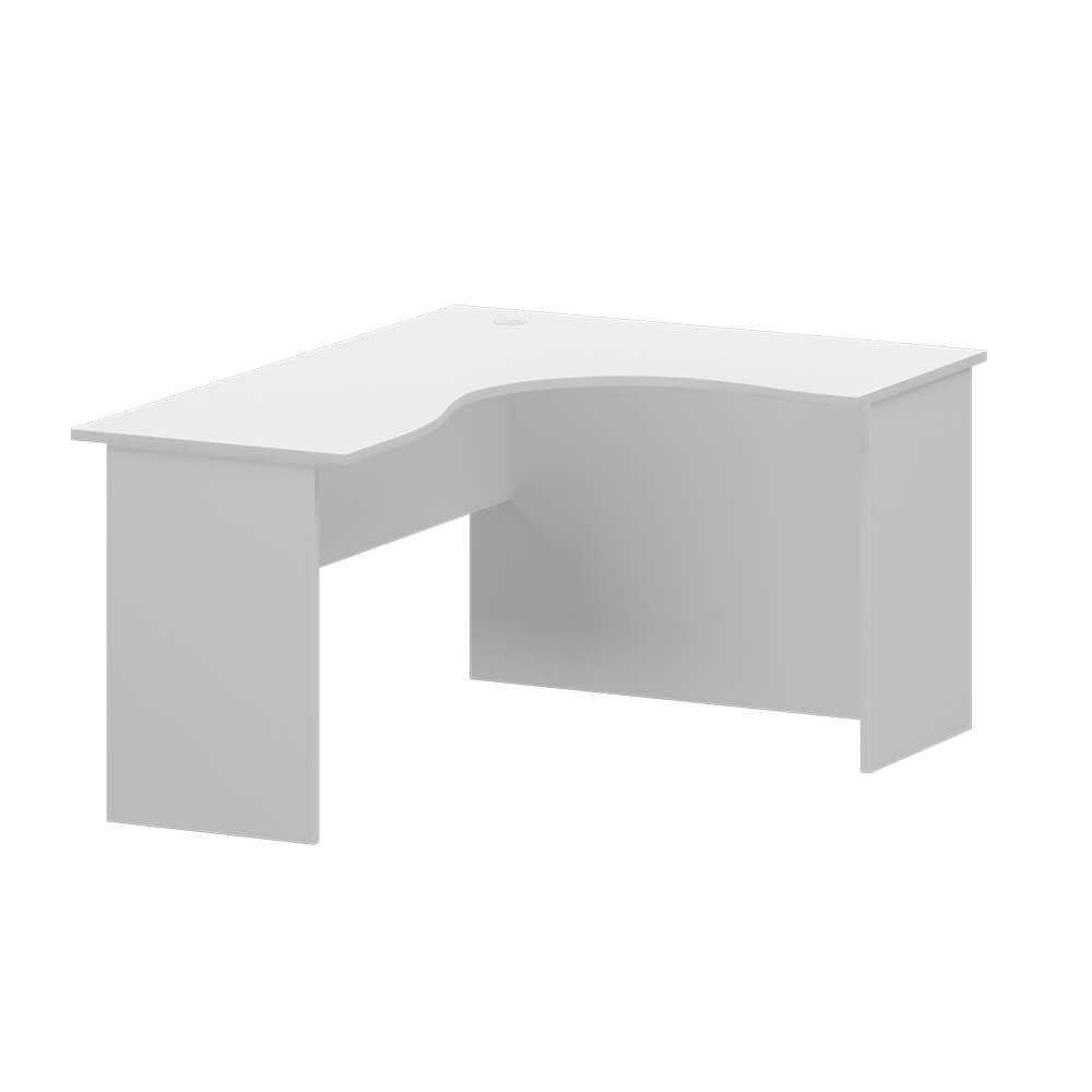 Стол компактный правый 1600x1200x760 (Белый, 1600x1200x760)