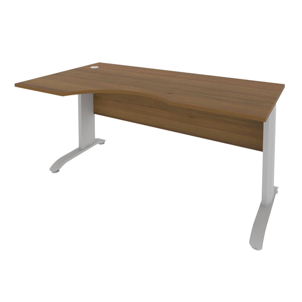 Стол криволинейный Левый на м/к 1600x900x750 (Орех Гварнери, 1600x900x750)