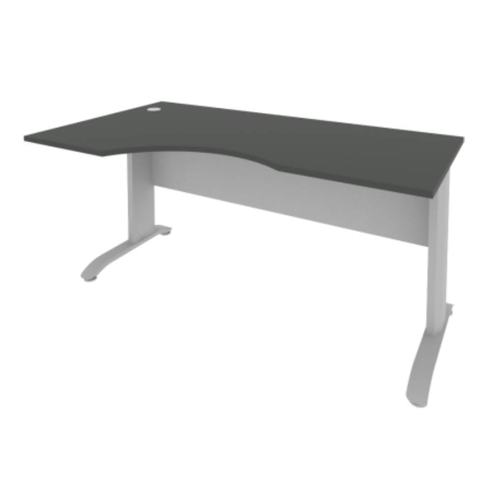 Стол криволинейный Левый на м/к 1600x900x750 (Антрацит, 1600x900x750)