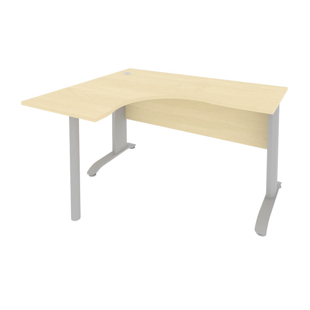 Стол криволинейный Левый на м/к 1400x1200x750 (Клён, 1400x1200x750)