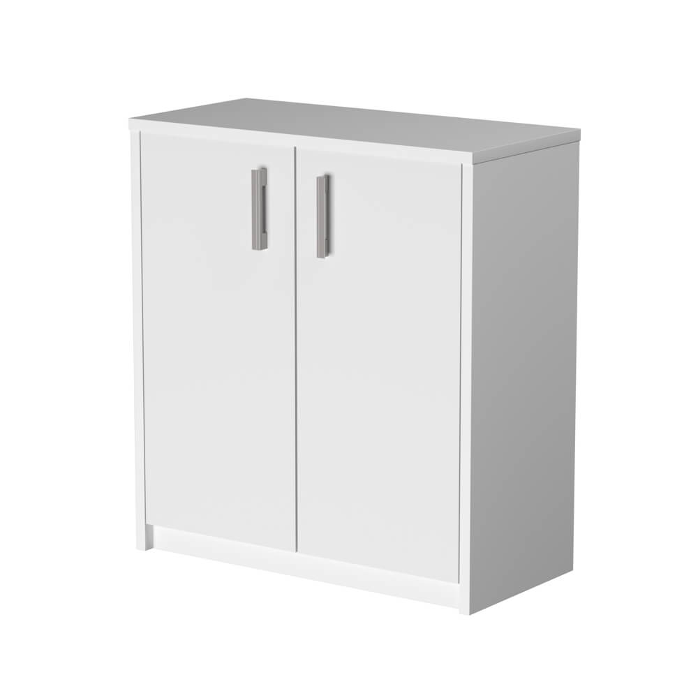 Шкаф для документов низкий 2 ур. 770x365x850 (Белый, 770x365x850)