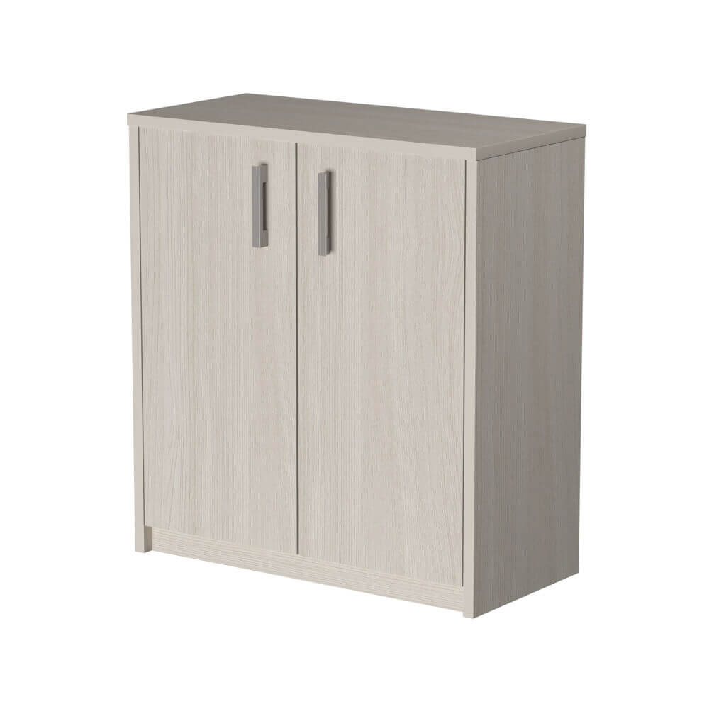 Шкаф для документов низкий 2 ур. 770x365x850 (Ясень Шимо, 770x365x850)