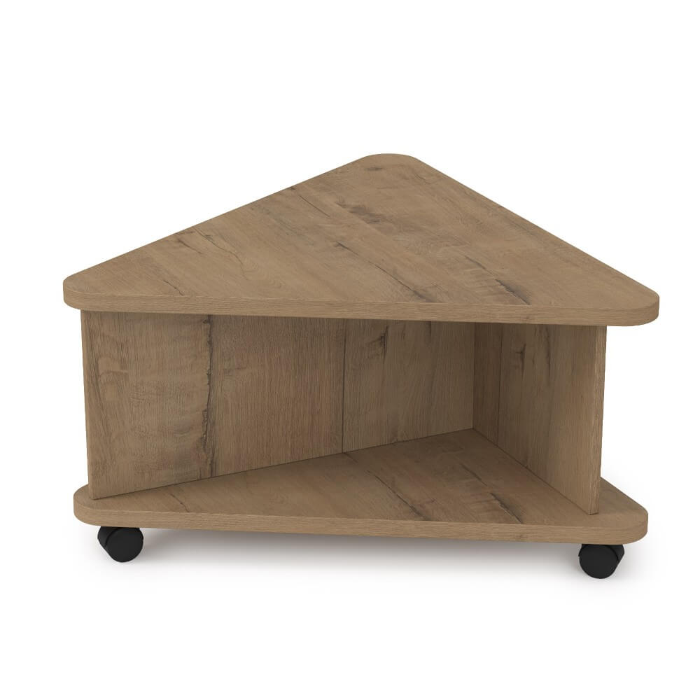 Стол журнальный треугольный FORWARD (Teakwood, 810x695x400)