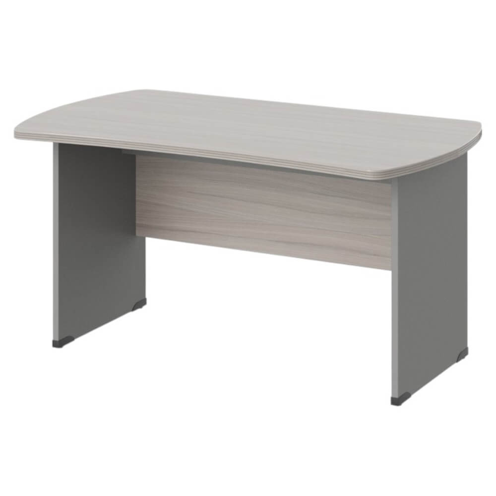Стол симметричный на ЛДСП каркасе 1400x850x740 (Дрифтвуд/Серый, Габариты: 1400x850x740)