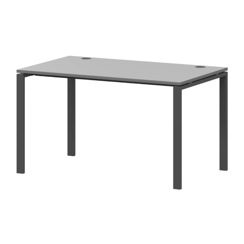 Стол прямой на м/к 1600x730x760 (Серый/антрацит, 1600x730x760)