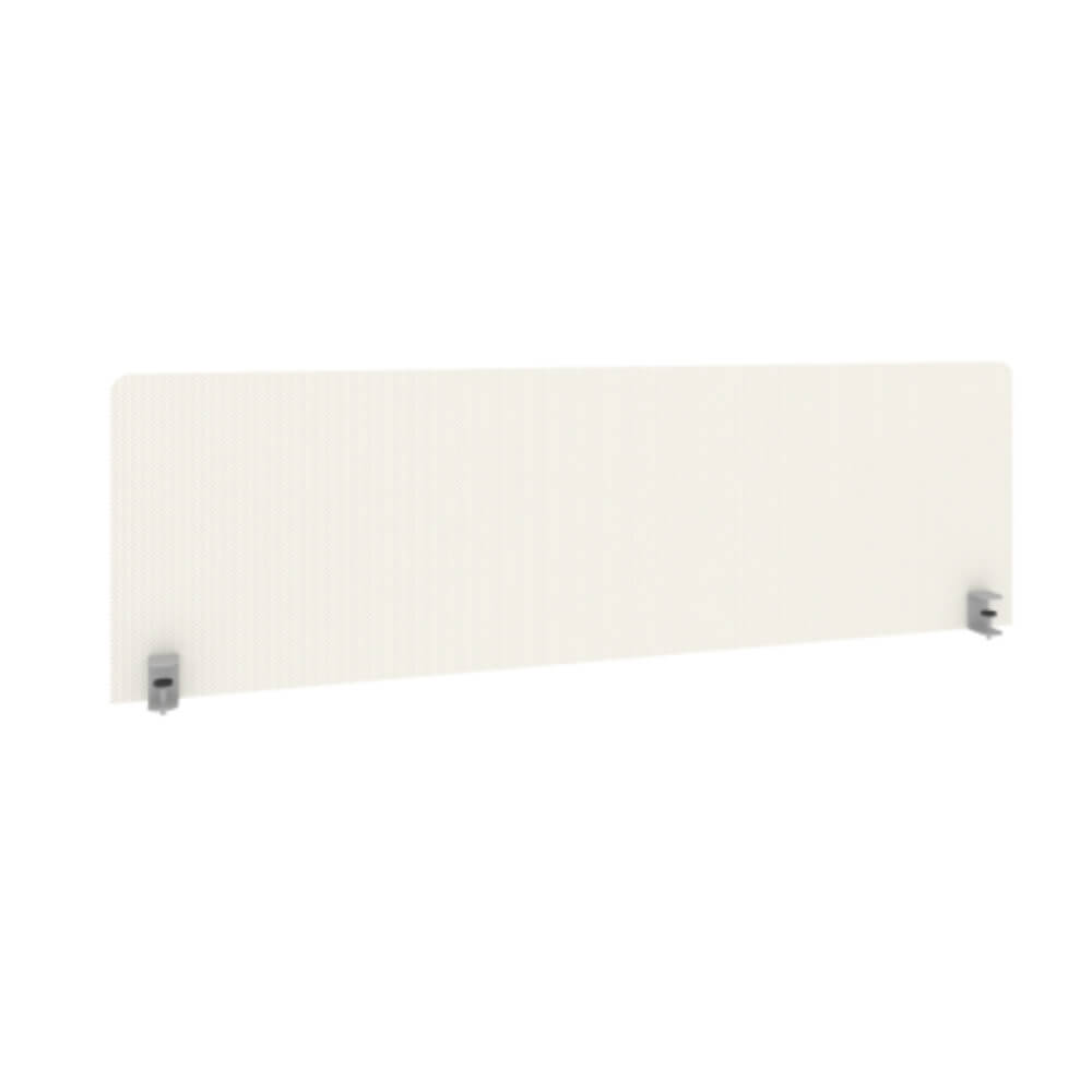 Экран тканевый для стола L1600 мм (Белый, 1600x28x425, ЛДСП/ткань)