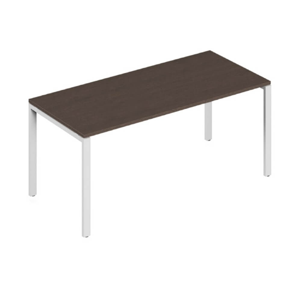 Стол для руководителя 1800x720x750 (Дуб Тёмный/белый, 1800x720x750)