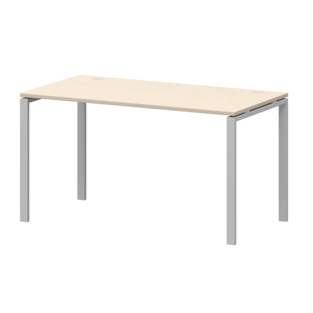 Стол прямой на м/к 1800x730x760 (Бук/белый, 1800x730x760)