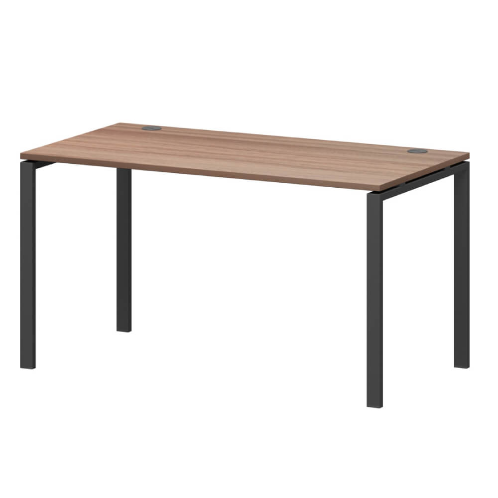 Стол прямой на м/к 1800x730x760 (Тёмный Шимо/антрацит, 1800x730x760)