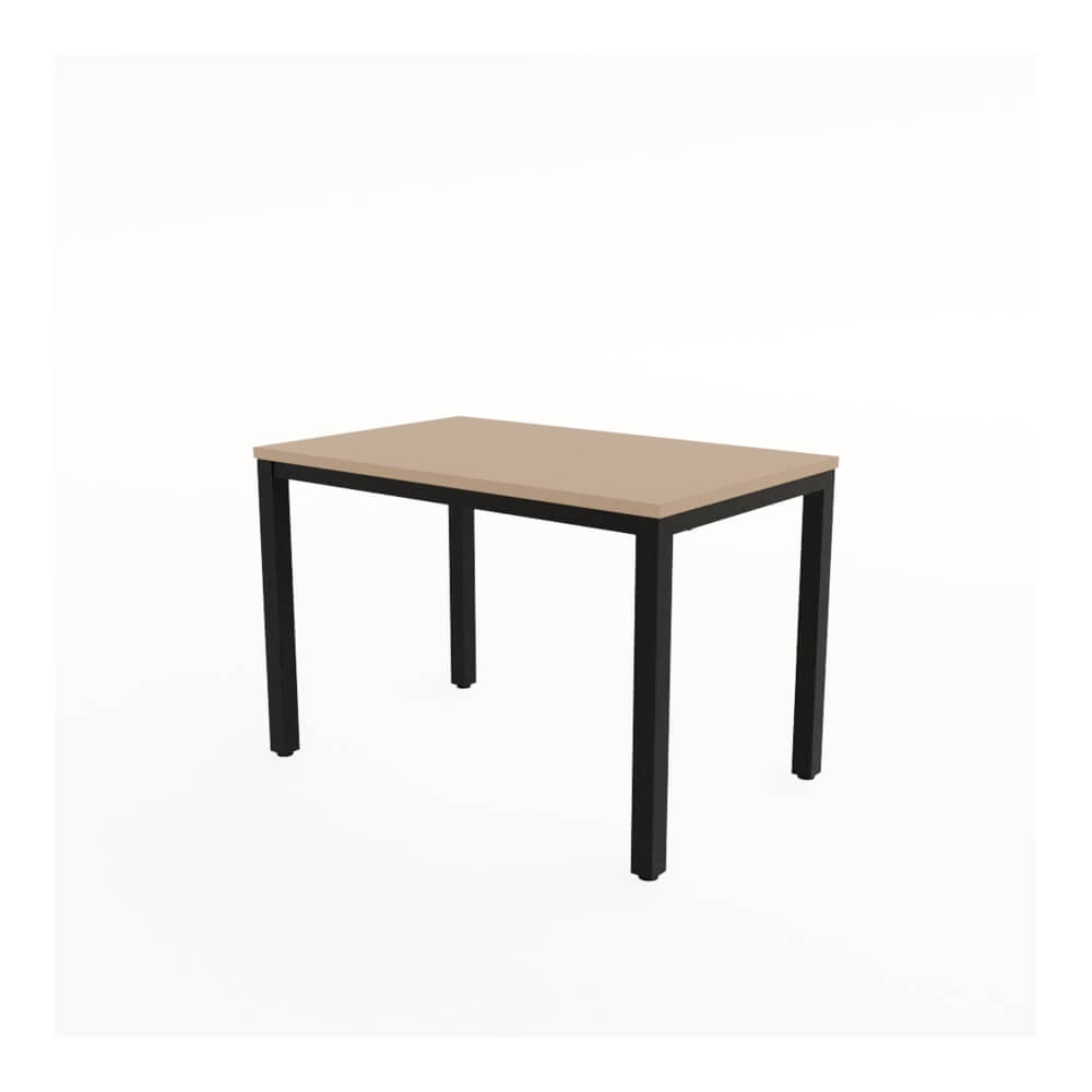 Стол обеденный прямоугольный LANCH 1100x700x740 (Mokko/чёрный, 1100x700x740)