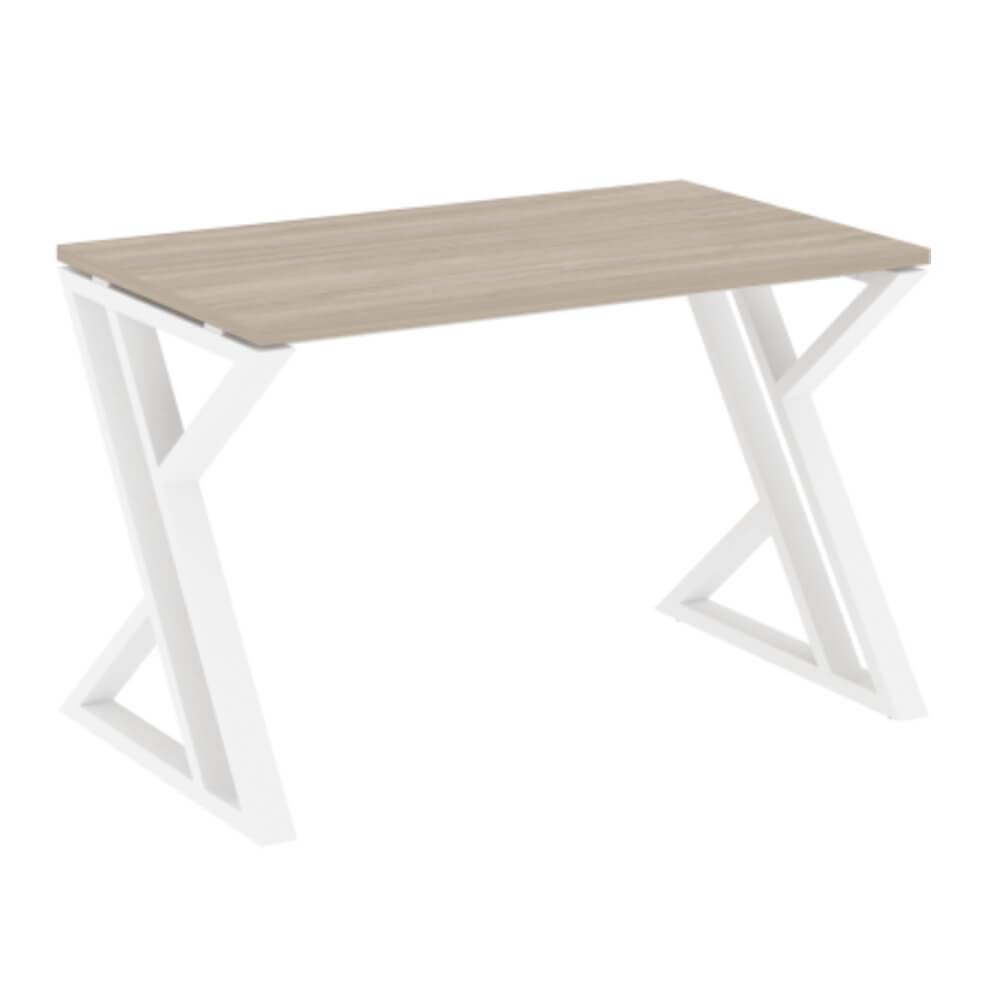 Стол рабочий (Z-образные опоры) 1180x720x750 (Дуб Аттик/белый, 1180x720x750)