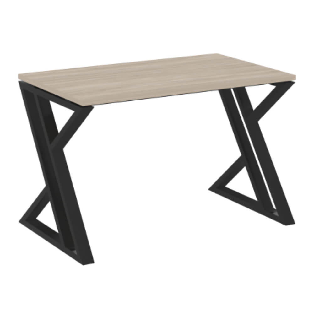 Стол рабочий (Z-образные опоры) 1180x720x750 (Дуб Аттик/чёрный, 1180x720x750)