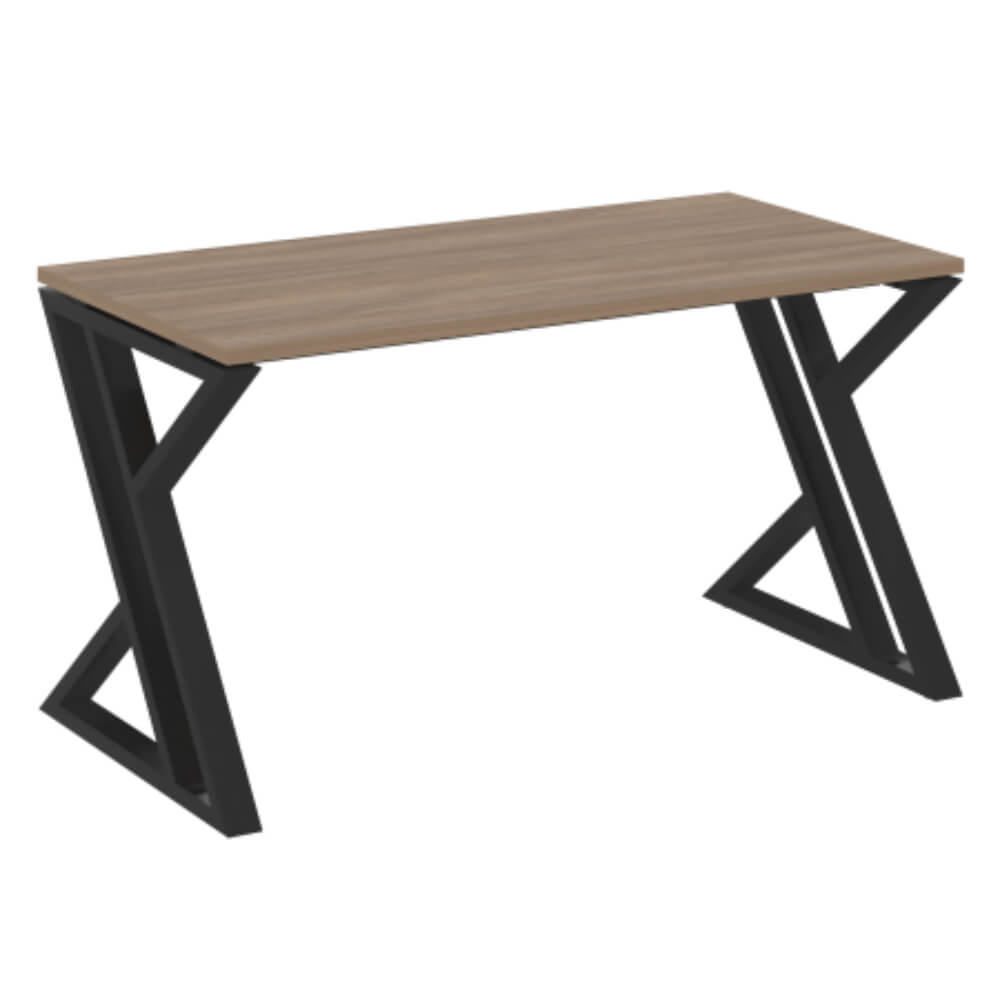 Стол рабочий (Z-образные опоры) 1380x720x750 (Дуб Аризона/чёрный, 1380x720x750)