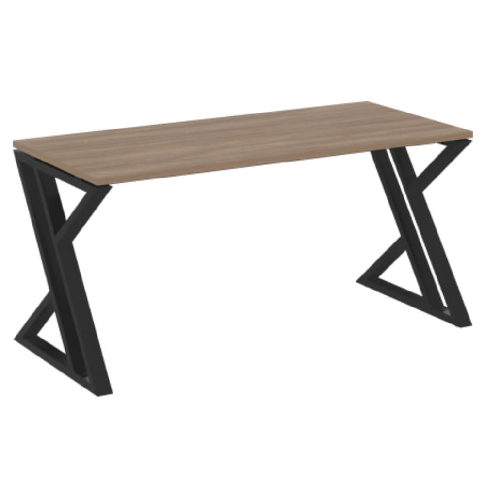 Стол рабочий (Z-образные опоры) 1580x720x750 (Дуб Аризона/чёрный, 1580x720x750)