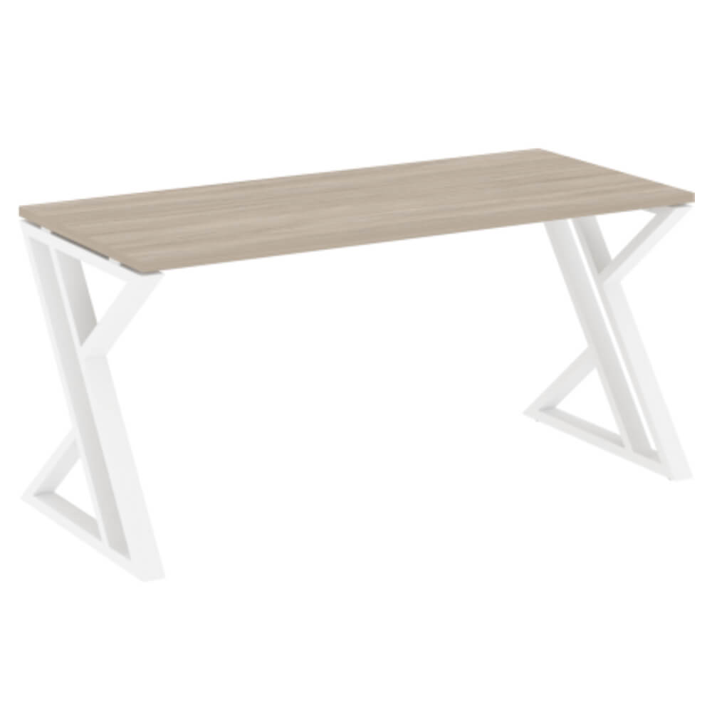 Стол рабочий (Z-образные опоры) 1580x720x750 (Дуб Аттик/белый, 1580x720x750)